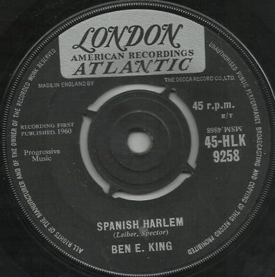 BEN E. KING - Spanish Harlem / First Taste Of Love