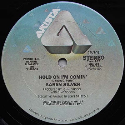 KAREN SILVER - Hold On I'm Comin' / Hot Stuff