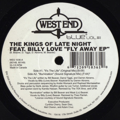THE KINGS OF LATE NIGHT FEAT. BILLY LOVE - Fly Away EP