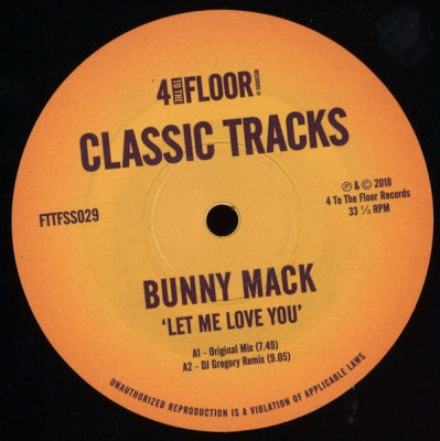 BUNNY MACK - Let Me Love You
