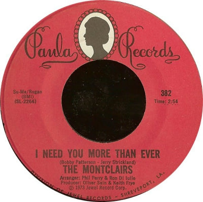 THE MONTCLAIRS - I Need You More Than Ever / Prelude To A Heartbreak