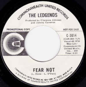 THE LEDGENDS - Gotta Let You Go / Fear Not