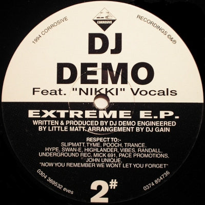 DJ DEMO FEAT. NIKKI - Extreme E.P.