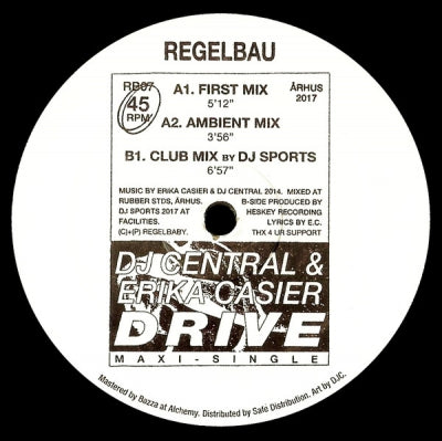 DJ CENTRAL & ERIKA CASIER - Drive