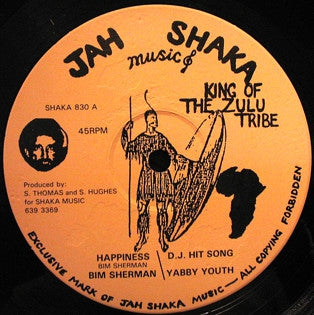 BIM SHERMAN / YABBY YOUTH - Happiness