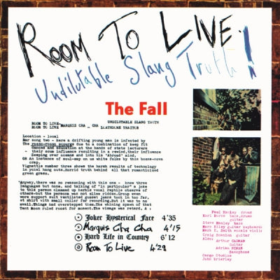 THE FALL - Room To Live
