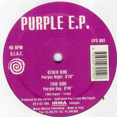 DON CARLOS - Purple E.P.