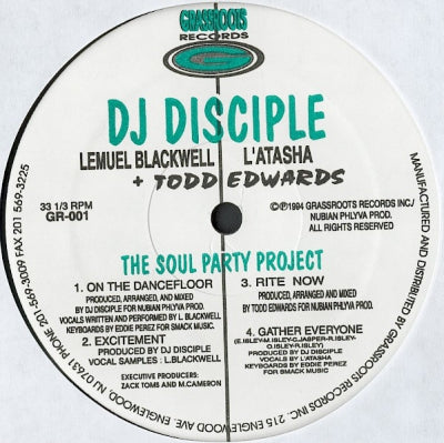 DJ DISCIPLE - The Soul Party Project