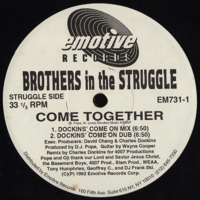 BROTHERS IN THE STRUGGLE - Come Together
