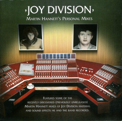 JOY DIVISION - Martin Hannett's Personal Mixes