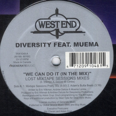 DIVERSITY FEAT. MUEMA - We Can Do It (In The Mix)