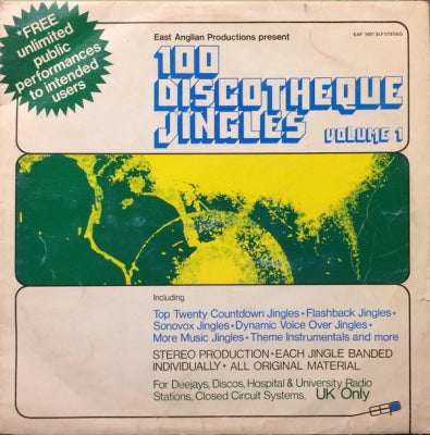EAST ANGLIAN PRODUCTIONS - 100 Discotheque Jingles Volume 1