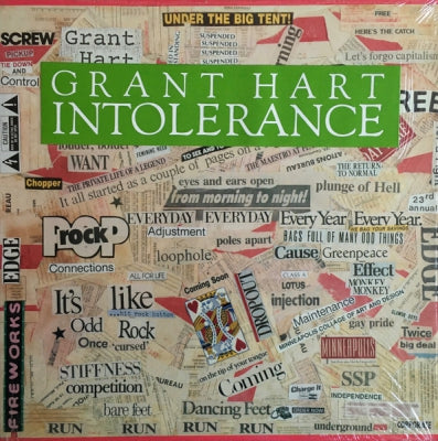 GRANT HART - Intolerance
