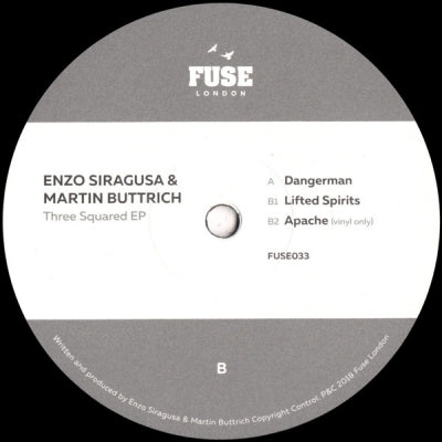 ENZO SIRAGUSA & MARTIN BUTTRICH - Three Squared EP