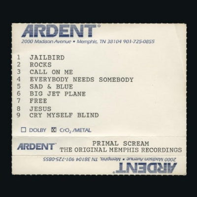 PRIMAL SCREAM - Give Out But Don't Give Up - The Original Memphis Recordings