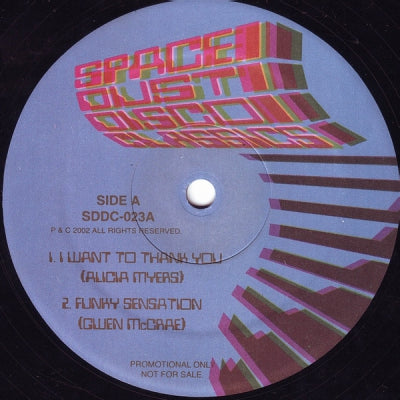 ALICIA MYERS / GWEN MCCRAE / CHAKA KHAN / DONALD BYRD - I Want To Thank You / Funky Sensation / Clouds / Love Has Come Around