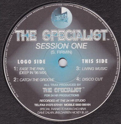 THE SPECIALIST - Session One