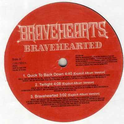 BRAVEHEARTS - Bravehearted (Album Sampler)