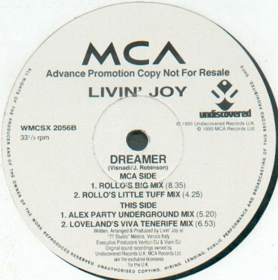 LIVIN' JOY - Dreamer
