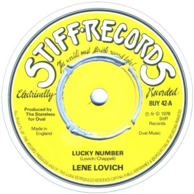 LENE LOVICH - Lucky Number