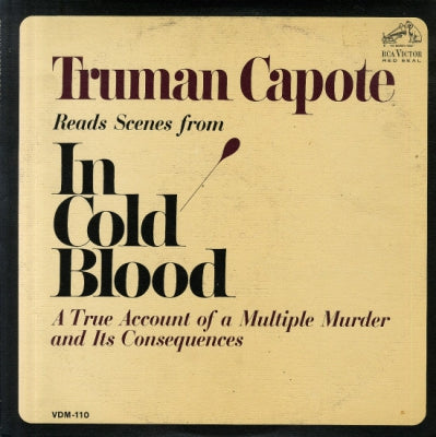 TRUMAN CAPOTE - Truman Capote Reads Scenes From In Cold Blood