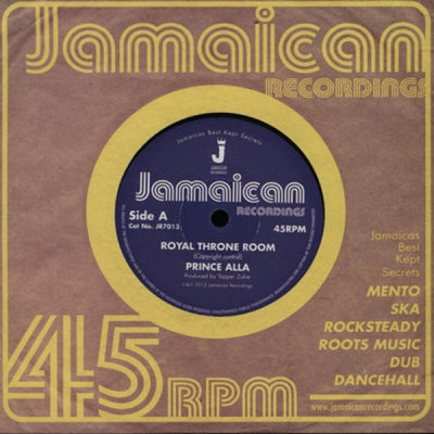 PRINCE ALLA - Royal Throne Room / Hail Rastafari.