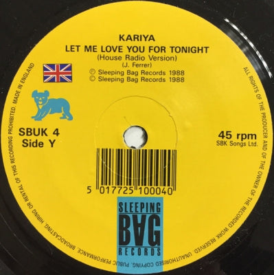 KARIYA - Let Me Love You For Tonight