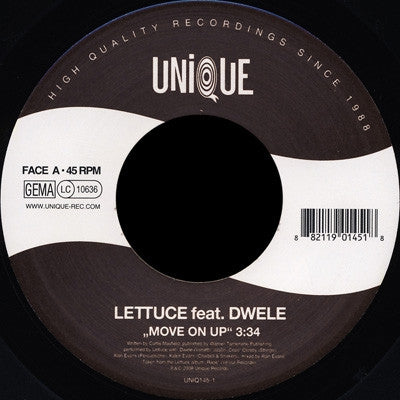 LETTUCE FEATURING DWELE - Move On Up / King Of The Burgs