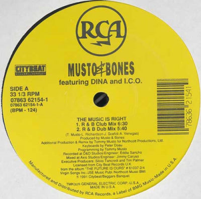 MUSTO & BONES - The Music Is Right