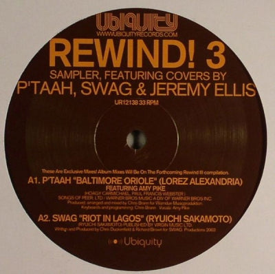 VARIOUS ARTISTS - Rewind! 3 12"