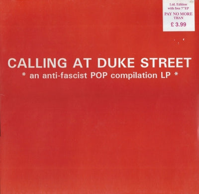 VARIOUS - Calling At Duke Street (* An Anti-Fascist Pop Compilation LP *)