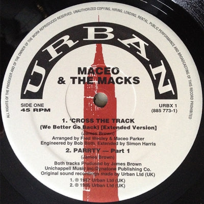 MACEO AND THE MACKS - Cross The Tracks (We Better Go Back)