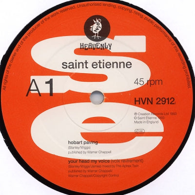 SAINT ETIENNE - Who Do You Think You Are / Hobart Paving