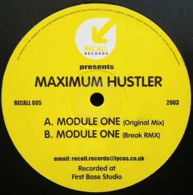 MAXIMUM HUSTLER - Module One