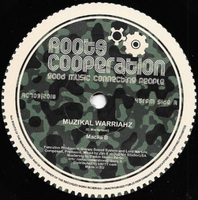MACKA B / JAH B - Muzikal Warriahz / Dub Warriahz