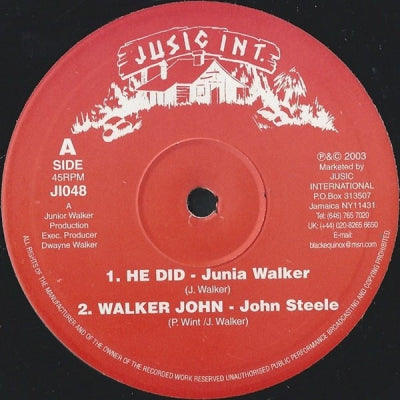 JUNIA WALKER / JOHN STEELE - He Did / Walker John