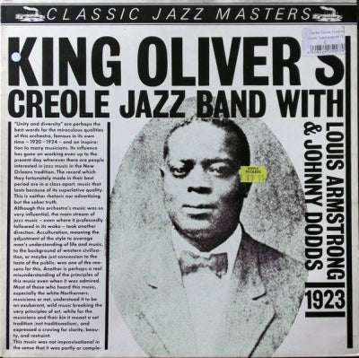 KING OLIVER'S CREOLE JAZZ BAND WITH LOUIS ARMSTRONG & JOHNNY DODDS - 1923