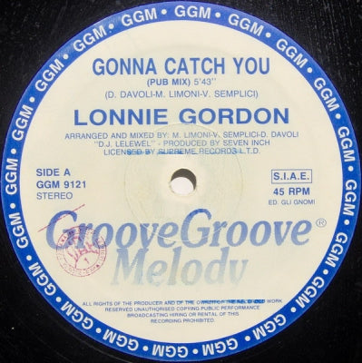 LONNIE GORDON - Gonna Catch You