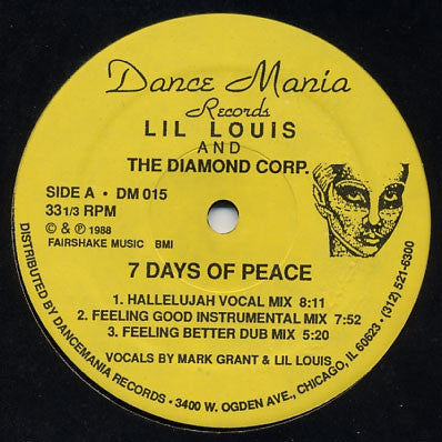 LIL LOUIS AND THE DIAMOND CORP. - 7 Days Of Peace / War Games