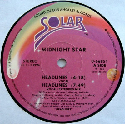 MIDNIGHT STAR - Headlines