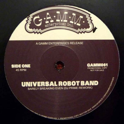 UNIVERSAL ROBOT BAND / MARVIN GAYE - Dj Prime Edits Vol.1