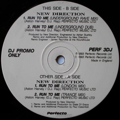 NEW DIRECTION - Run To Me