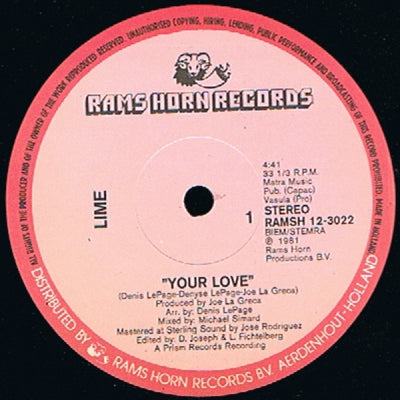 LIME - Your Love