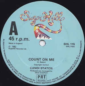 CANDI STATON - Count On Me / Hurry Sundown