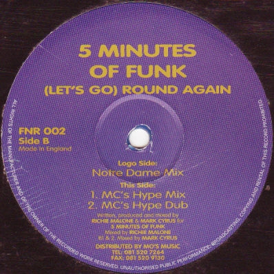 5 MINUTES OF FUNK - (Let's Go) Round Again