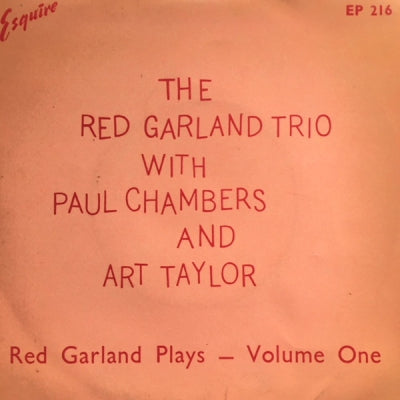 THE RED GARLAND TRIO - Red Garland Plays – Volume One