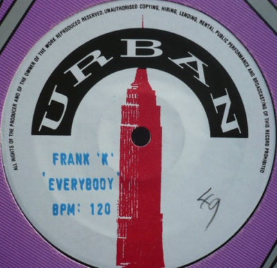 FRANK K - Everybody Let's Somebody Love