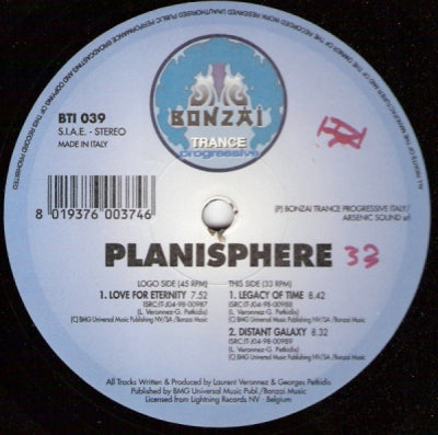 PLANISPHERE - Love For Eternity