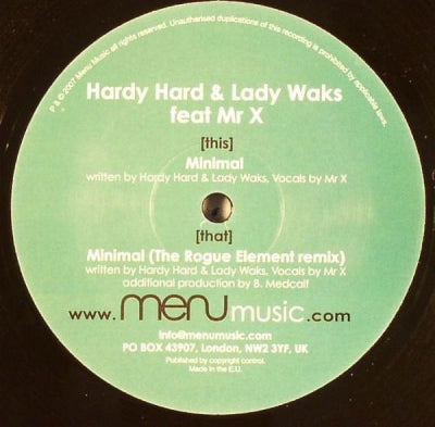 HARDY HARD & LADY WAKS FEAT. MR X - Minimal