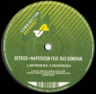 BETRIEB > MAPSTATION FEATURING RAS DONOVAN - New Motion / Gravitation